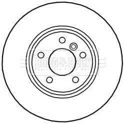 BORG & BECK Тормозной диск BBD6027S